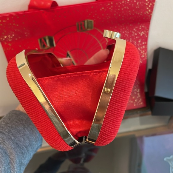 ♥️Giorgio Armani red clutch